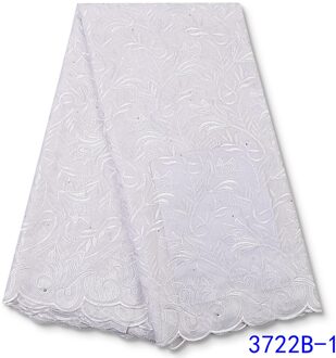 Afrikaanse Droge Kant Stof Katoen Kant Gaten Zwitserse Voile Kant In Zwitserland Voor Nigeriaanse Party Jurk YA3722B-7 afbeelding 1