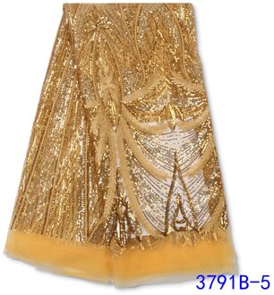 Afrikaanse Frans Pailletten Kant Stof Kant Voor Bruiloft Nigeriaanse Kant Stoffen Voor Vrouwen Naaien YA3791B-4 afbeelding 5