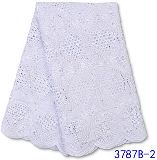 Afrikaanse Katoen Kant Stof Droge Kant Zwitserse Voile Kant In Zwitserland Nigeriaanse Kant Stoffen YA3787B-4 afbeelding 2