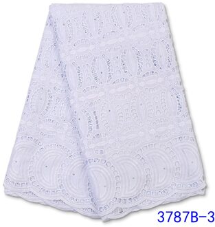 Afrikaanse Katoen Kant Stof Droge Kant Zwitserse Voile Kant In Zwitserland Nigeriaanse Kant Stoffen YA3787B-4 afbeelding 3