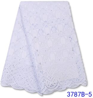 Afrikaanse Katoen Kant Stof Droge Kant Zwitserse Voile Kant In Zwitserland Nigeriaanse Kant Stoffen YA3787B-4 afbeelding 5