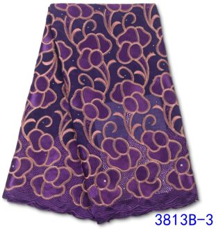 Afrikaanse Katoen Kant Stof Kant Zwitserse Voile Kant Materiaal In Zwitserland Borduren Voor Jurk Naaien YA3813B-2 afbeelding 3