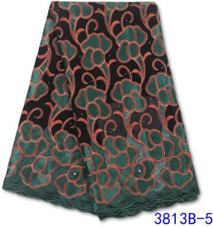 Afrikaanse Katoen Kant Stof Kant Zwitserse Voile Kant Materiaal In Zwitserland Borduren Voor Jurk Naaien YA3813B-2 afbeelding 5