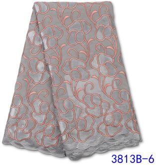 Afrikaanse Katoen Kant Stof Kant Zwitserse Voile Kant Materiaal In Zwitserland Borduren Voor Jurk Naaien YA3813B-2 afbeelding 6