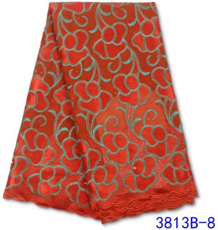 Afrikaanse Katoen Kant Stof Kant Zwitserse Voile Kant Materiaal In Zwitserland Borduren Voor Jurk Naaien YA3813B-2 afbeelding 8