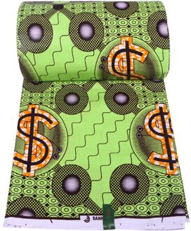 Afrikaanse Print Stof Binta Echte Wax Stof Ankara Wax Africain Batik Katoen Stof