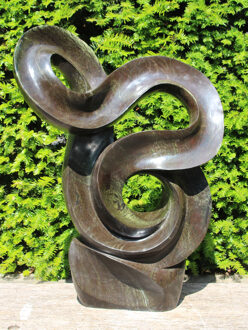 Afrikaanse sculptuur Sunshine, 83 cm