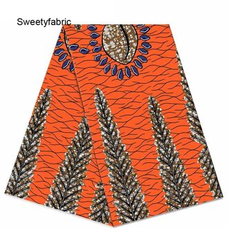 Afrikaanse Stof 100% Katoen Ankara Boom Print Wax Tissu Tecidos Tissus Textiel Africain Stoffen Voor Diy Jurk 6 yards