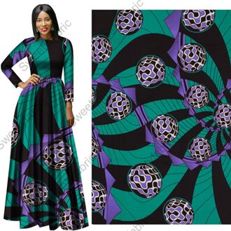 Afrikaanse Wax Print Stof 6 Yards Africain Pagne Katoen Stof Wax Echte Tissus Voor Diy Naaien Jurk Materiaal