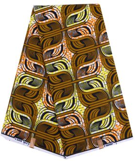 Afrikaanse Wax Print Stof Nigeria Echte Ankara Real Wax 6Yards  Set Wax Stof