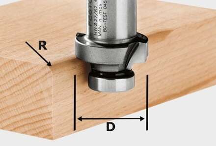 Afrondfrees Hw R2mm-Ofk 490092