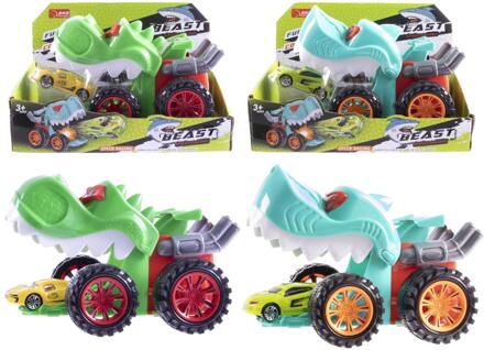 Afschiet auto set dino verschillende