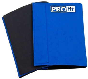 Afslankende neopreen yogariem met logo Blauw - One size