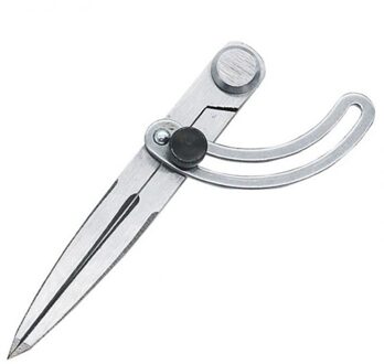 Afstand Kompas Verstelbare Lederen Craft Roterende Tool Kraspen Diy Edge Creaser Stitch Vleugel Divider Cross Lijn Kompassen Lbshipp