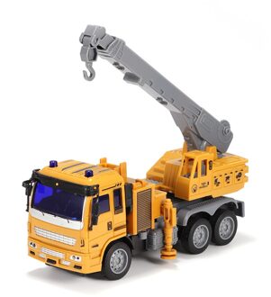 Afstandsbediening Brandweerwagen Model Speelgoed Elektrische Brandweerwagen Model Jongen Elektrische Ladder Brandweerwagen Draagbare Onderwijs Speelgoed Voor Kinderen geel