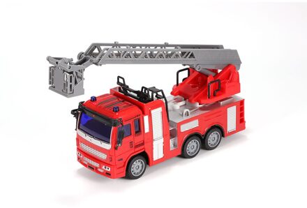 Afstandsbediening Brandweerwagen Model Speelgoed Elektrische Brandweerwagen Model Jongen Elektrische Ladder Brandweerwagen Draagbare Onderwijs Speelgoed Voor Kinderen rood 1
