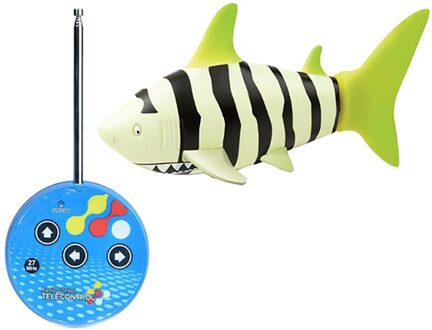 Afstandsbediening Haai Speelgoed Air Zwemmen Vis Rc Dier Speelgoed Infrarood Rc Fly Air Ballonnen Clown Fish Toy Party decoratie C groen