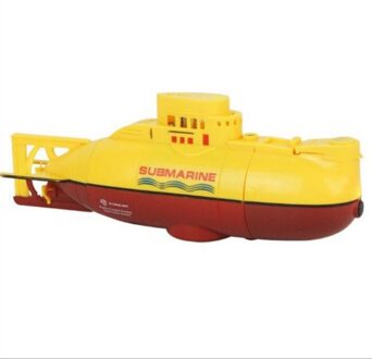 Afstandsbediening Mini Submarine Speelgoed Elektrische Lekkage Proof Waterdichte Innovatieve Educatief Speelgoed Baby Kinderen Beste Cadeau Geel