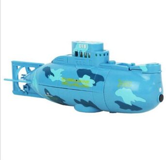 ] Afstandsbediening Mini submarine speelgoed Elektrische lekkage proof Waterdichte Innovatieve Educatief speelgoed RC Toerisme boot model Blauw