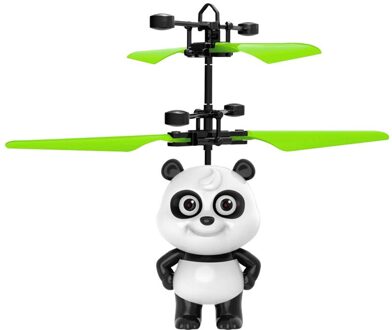 Afstandsbediening Speelgoed Met Led Licht Elektronische Infrarood Inductie Panda Helicopter Model Ouder-kind Interactie Speelgoed