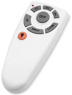 Afstandsbediening voor plafondventilator grijs