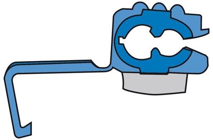 Aftakklem 1560 Blauw 5 Stuks