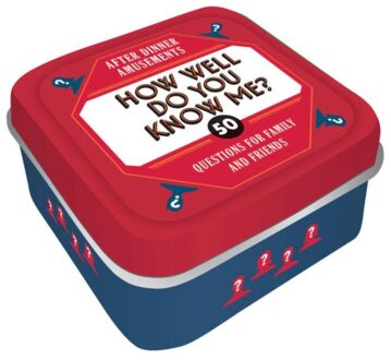 After Dinner Amusements: How Well Do You Know Me?: 50 Questions For Family And Friends (Dinner Party - Chronicle Books
