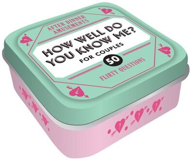 After Dinner Amusements: How Well Do You Know Me? For Couples: 50 Flirty Questions - After Dinner - Chronicle Chronicle Books
