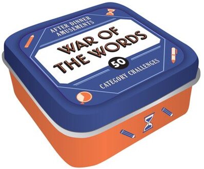 After Dinner Amusements: War Of The Words: 50 Category Challenges - After Dinner Amusements - Chronicle Chronicle Books