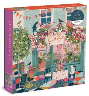 Afternoon Tea 500 Piece Puzzle -  Galison (ISBN: 9780735369924)