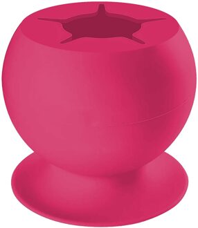 Afval Opbergdoos Craft Collector Effen Doos Kleine Mini Draagbare Zuignap Type Organizer Trash Home School Desktop Opbergdoos heet roze