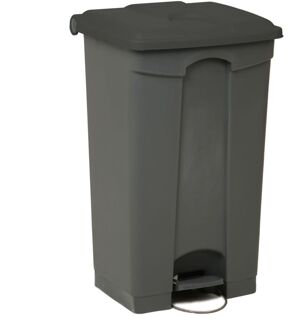 Afvalbak Met Pedaal – 90 Liter, Grijs
