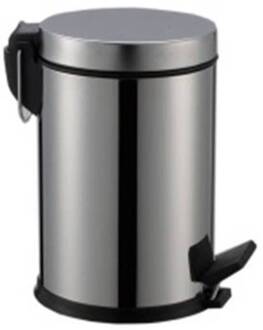 Afvalemmer BWS Suki 3L Chroom