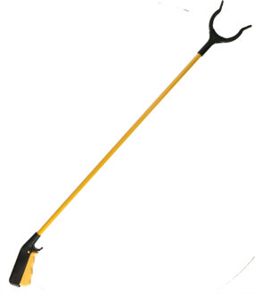 Afvalgrijper 83 cm  geel