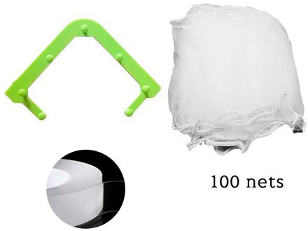 Afvoer Rack Filter Mesh Vuilniszak Aanrecht Opknoping Mand Voor Scheiden Voedselafval Opknoping Mesh Afvoer Rack groen 100stk Net