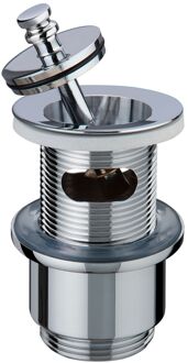 Afvoerplug 88-107mm Met Overloop Chroom