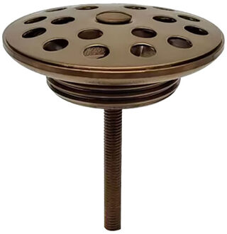 Afvoerplug BWS Luks 5/4 Geborsteld Brons Koper Boss & Wessing