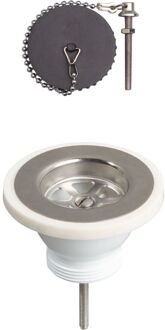 Afvoerplug Spoelbak Ø60mm