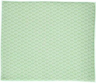 Afwas afdruipmat keuken - absorberend - microvezel - groen blad - 40 x 48 cm