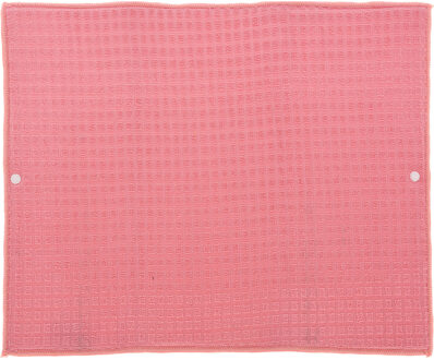 Afwas afdruipmat keuken - absorberend- microvezel - roze - 40 x 48 cm - Afdruiprekken