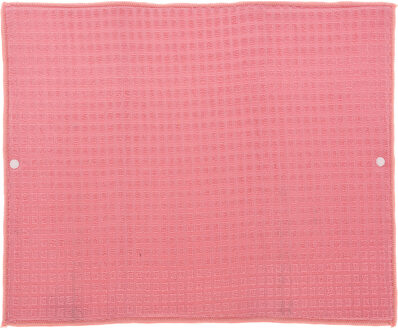 Afwas afdruipmat keuken - absorberend- microvezel - roze - 40 x 48 cm