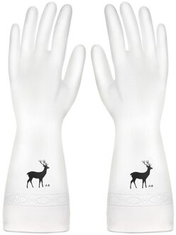 Afwas Handschoenen Huishouden Afwassen Handschoenen Rubberen Handschoenen Voor Wassen Kleren Schoonmaken Handschoenen Voor Keuken Gerechten Size 2