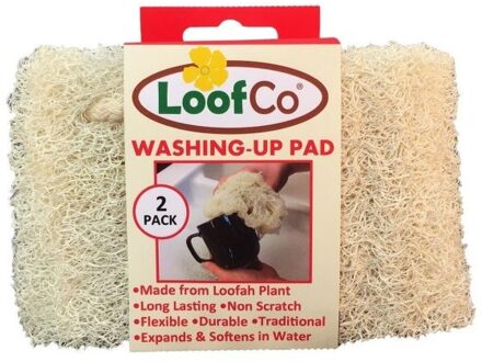 Afwas spons Loofco - 2st 2 stuks