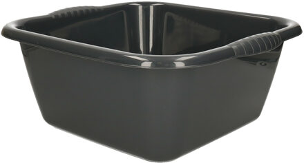 Afwasbak teil - 10 liter - antraciet - kunststof - 36 x 34 x 14,5 cm