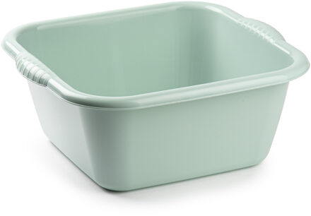 Afwasbak teil - 20 liter - groen - kunststof - 46 x 42,5 x 30,5 cm - huishoud teilen