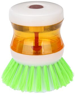 Afwasborstel Met Afwasmiddel Zeepdispenser Keuken Gebruiksvoorwerp Pot Keuken Afwasborstel Met Zeepdispenser Plastic Pot