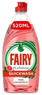 Afwasmiddel Fairy (Dreft) Platinum Washing Up Liquid Pink Grapefruit 520 ml