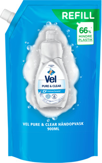 Afwasmiddel Vel Pure & Clear Perfume Free 900 ml