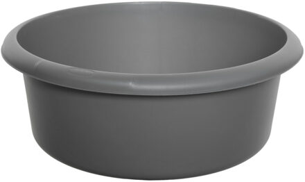 Afwasteil/afwasbak - 8 liter - grijs - 30 x 30 x 11 cm - Afwasbak