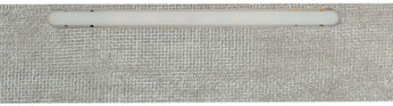 Afwerklijst onderkant | Ledstrip helder wit | Östersund Steen Grijs | 140 x 5,5 cm Wit helder